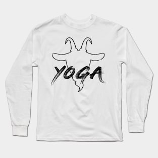 Goat Yoga Workout Gift Long Sleeve T-Shirt